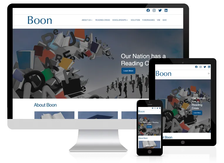 Boon Philanthropy Website Design