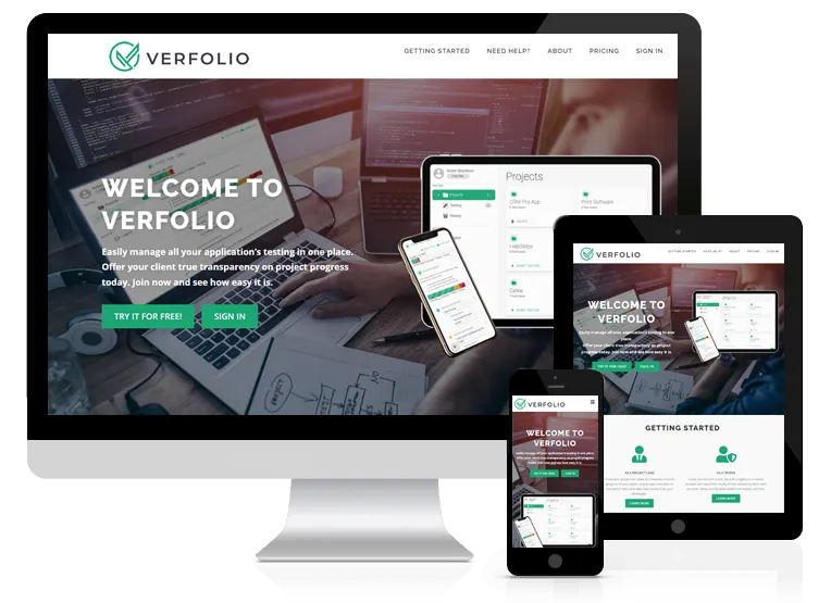 Verfolio Website Design